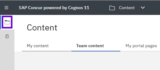folder highlighted in the top left corner of the screen